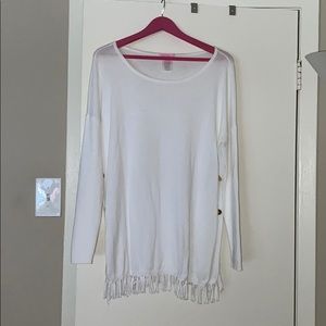 LILLY PULITZER RAMONA SWEATER- WHITE